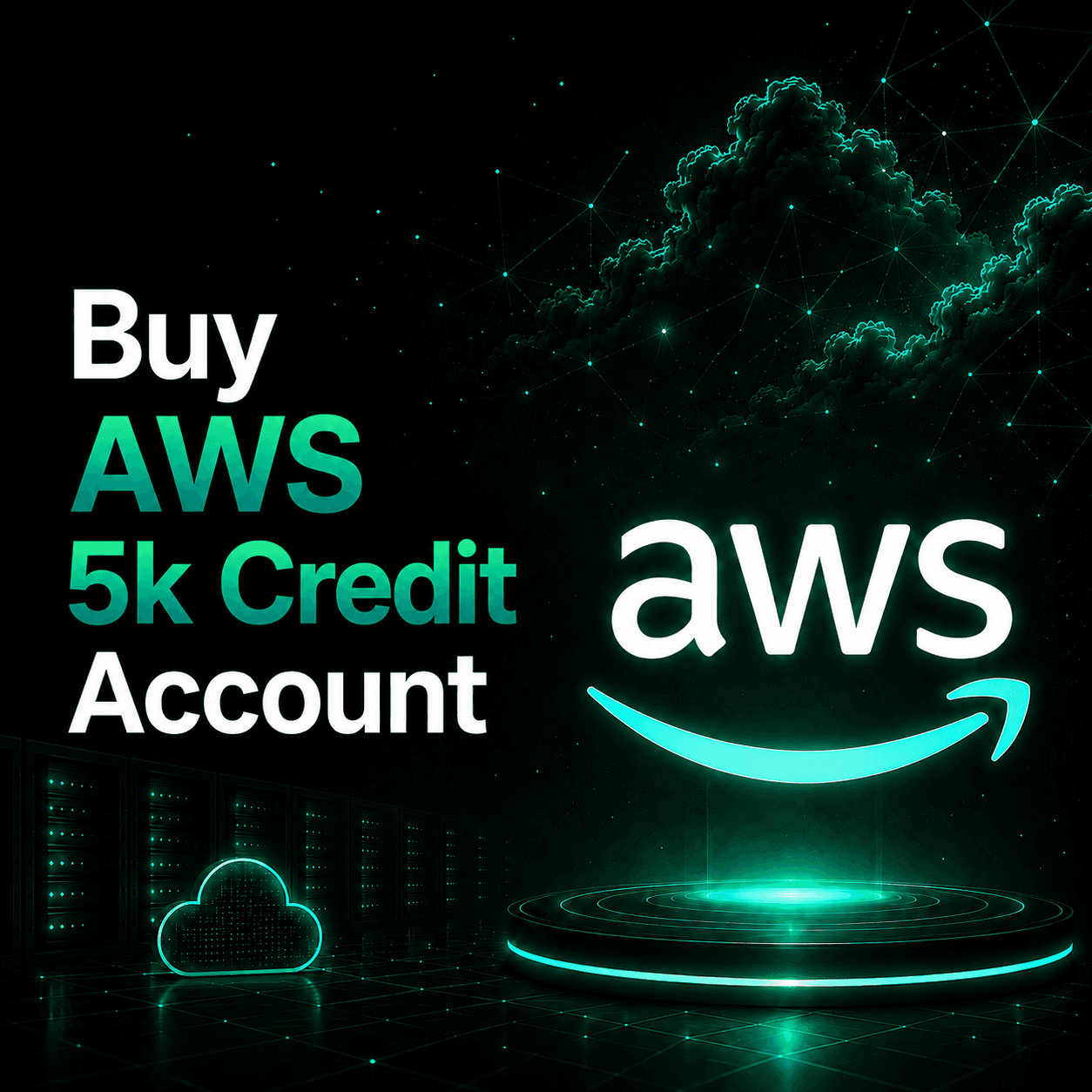 Buy AWS 5k Credit Account illustration
